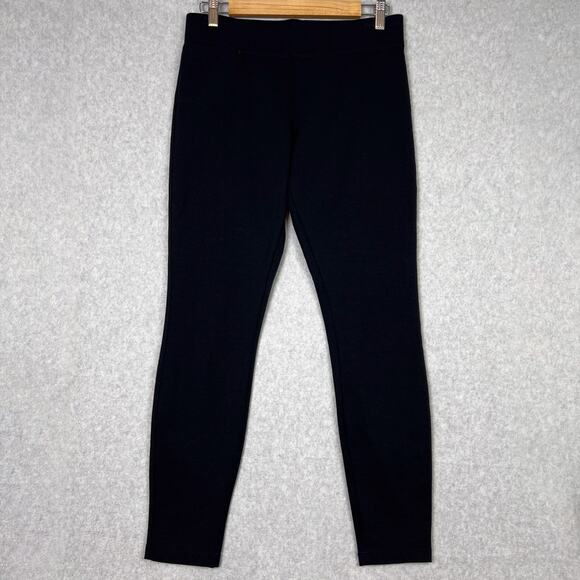 American Giant Ponte Slim Pant Women's Size 8 Black Comfort Stretch Soft Casual - Picture 1 of 7
